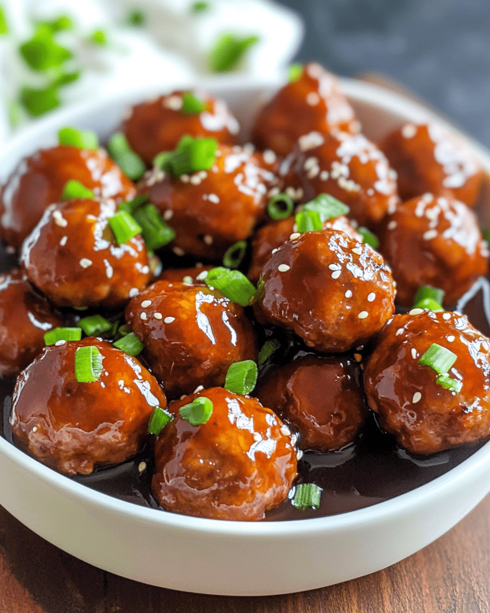 Honey Garlic Meatballs