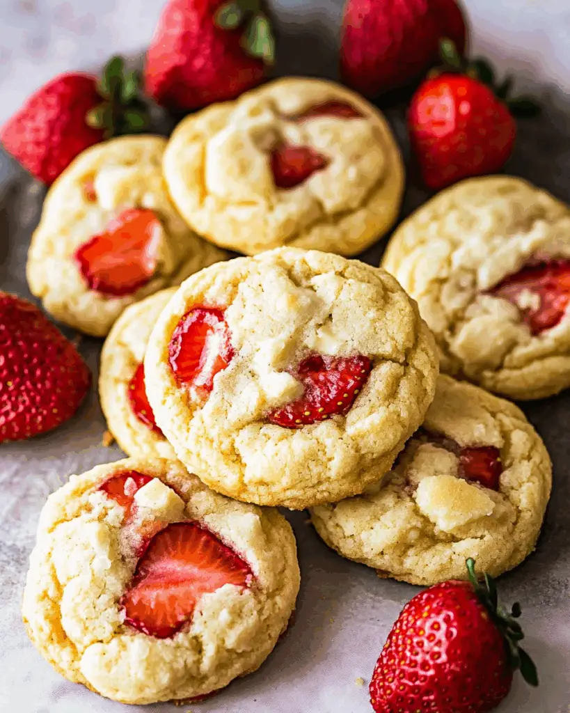 Strawberry Shortcake Cookies