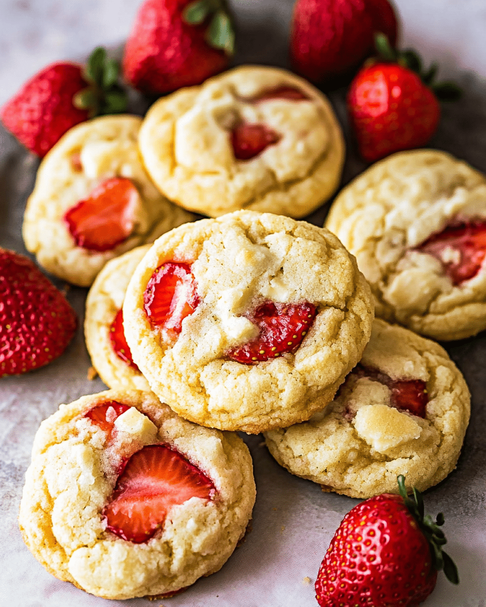 Strawberry Shortcake Cookies