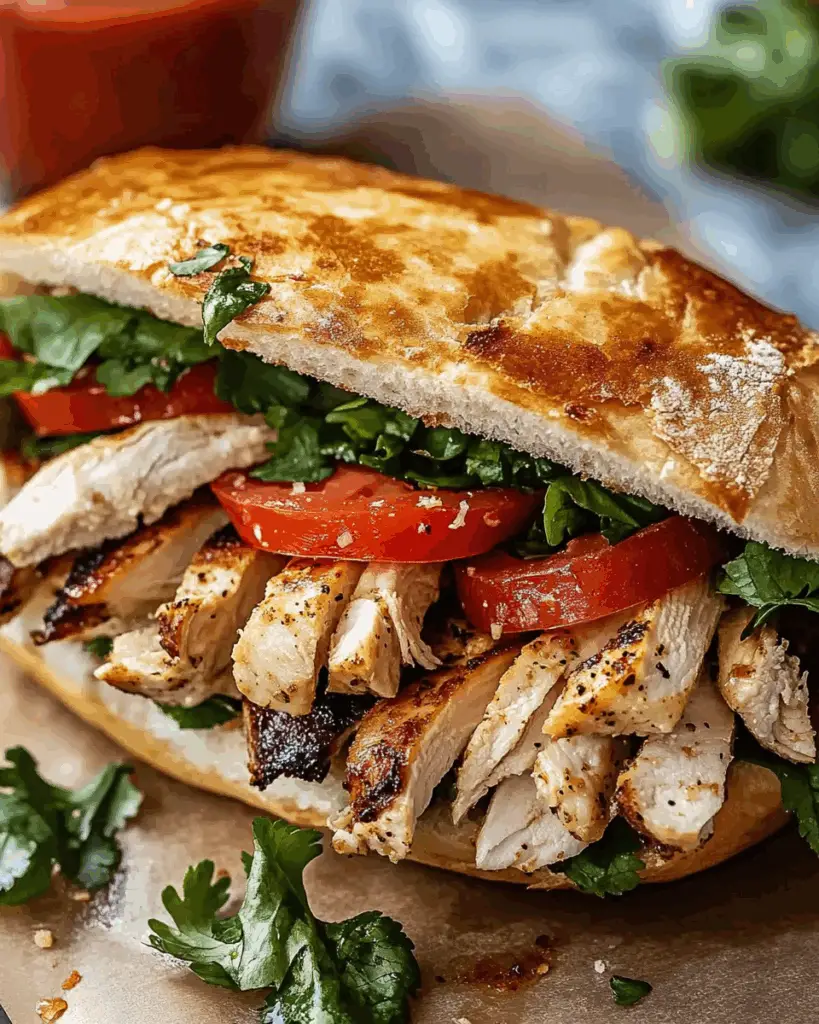 Chicken Torta Sandwich