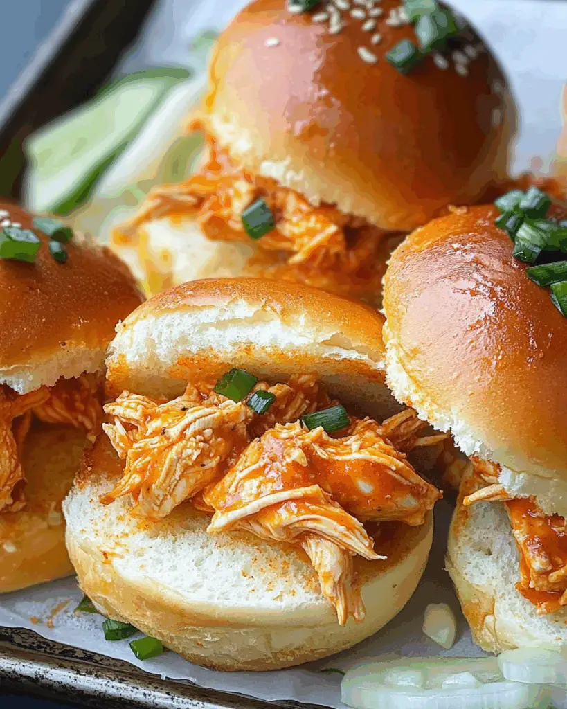 Buffalo Chicken Sliders