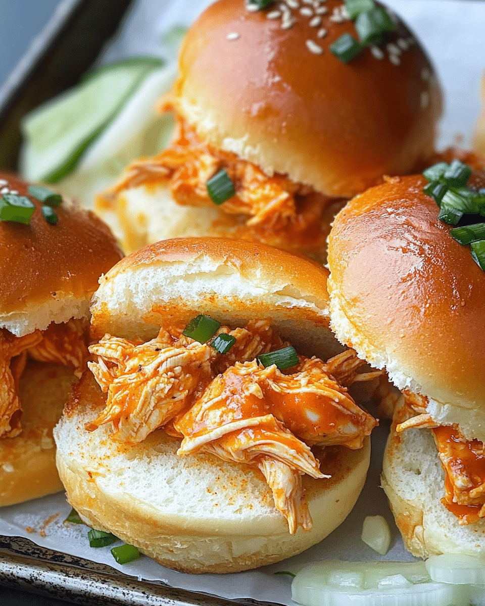 Buffalo Chicken Sliders
