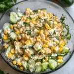 Street Corn Creamy Cucumber Salad