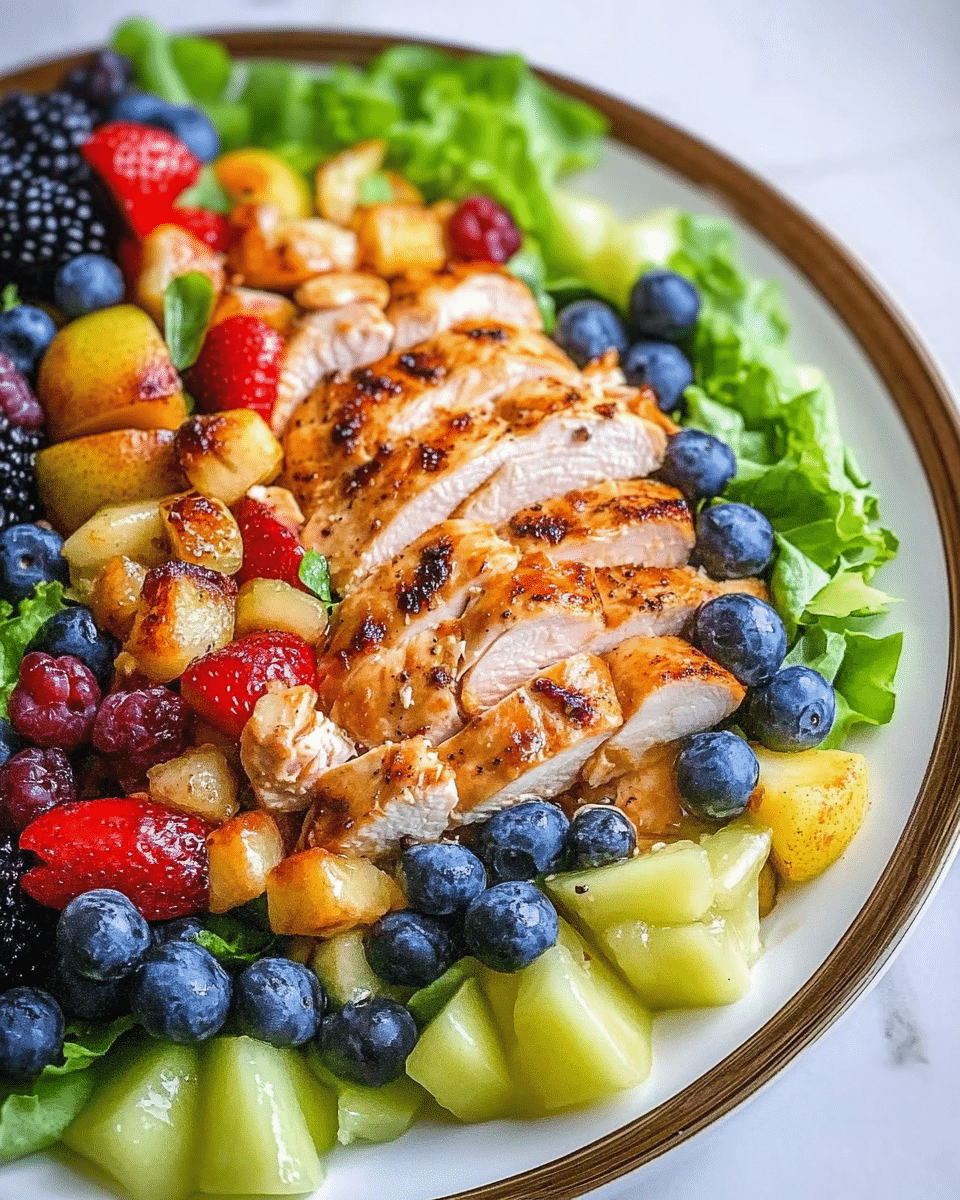 Chicken Fruit Salad