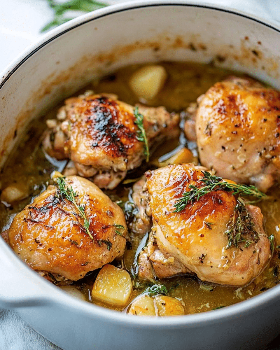 Slow Cooker 40 Clove Garlic Chicken