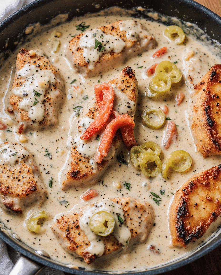 Creamy Pepperoncini Chicken Skillet for Quick Weeknight Wins
