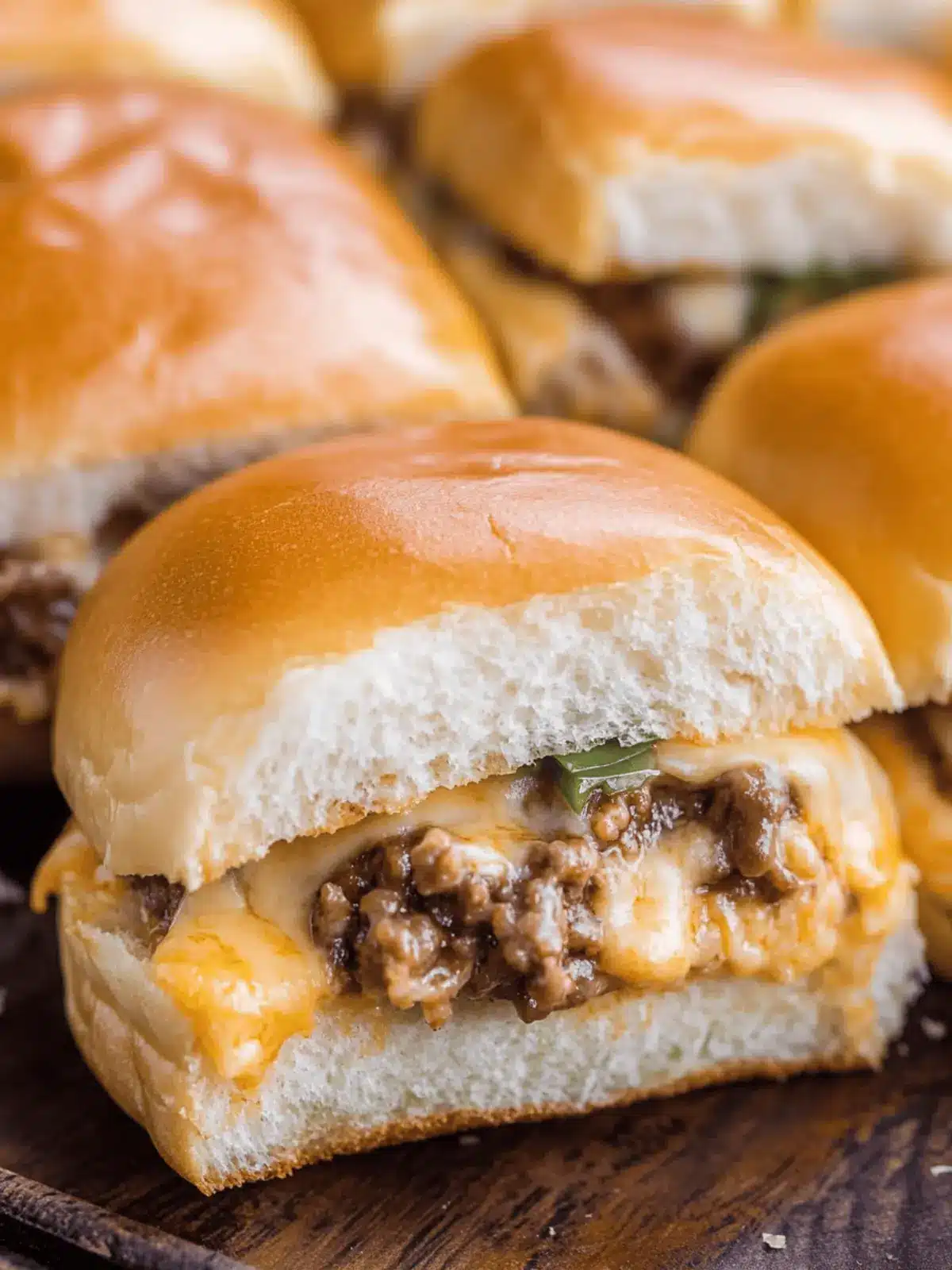 Philly Cheese Sliders
