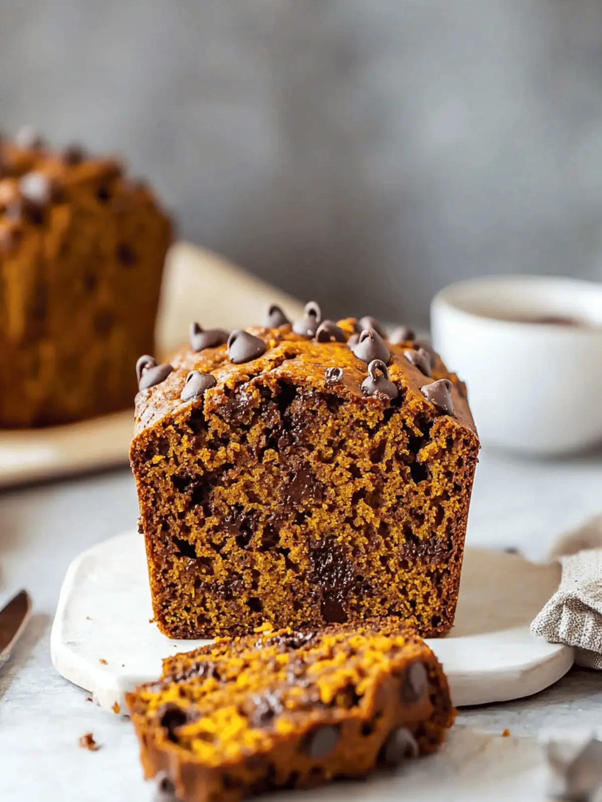 Banana Chocolate Chip Pumpkin Bread