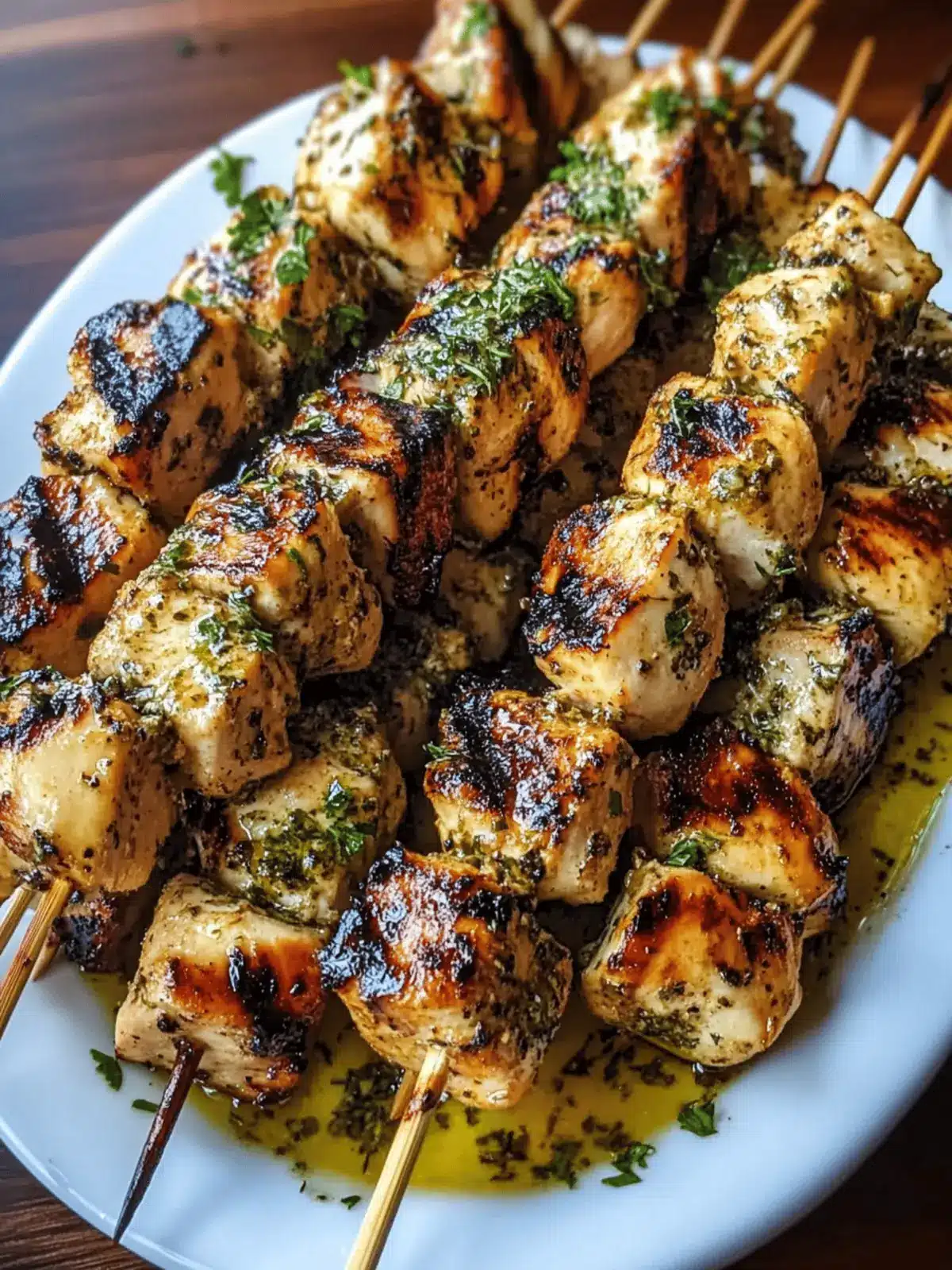 Grilled Cowboy Butter Chicken Skewers