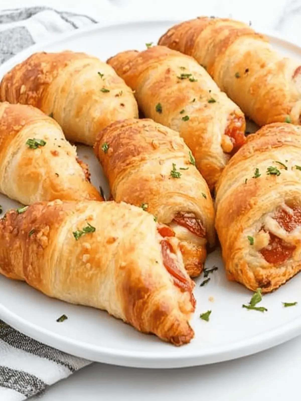 Easy Pepperoni Crescent Rolls Recipe