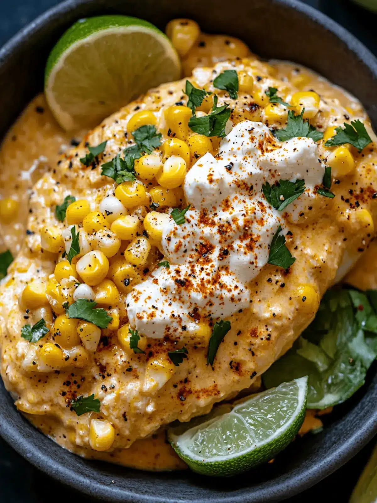 Slow Cooker Street Corn Chicken