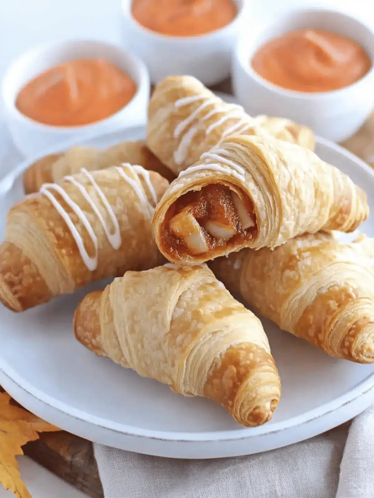 Mini Pumpkin Croissants: Easy Crescent Rolls Recipe