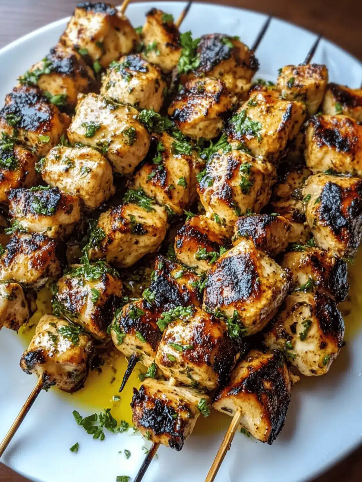 Grilled Cowboy Butter Chicken Skewers