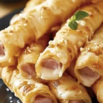 Ham and Cheese Puff Pastry Sticks