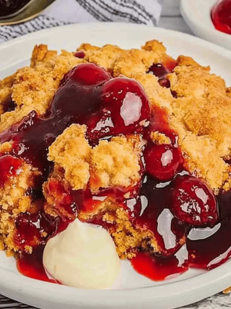 Peanut Butter and Jelly Cobbler
