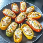 Cheesy Stuffed Mini Peppers
