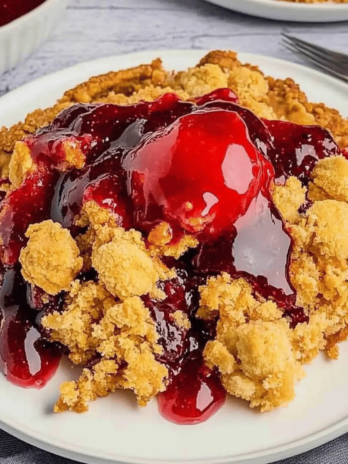 Peanut Butter and Jelly Cobbler