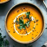 Spicy Butternut Squash and Sweet Potato Soup