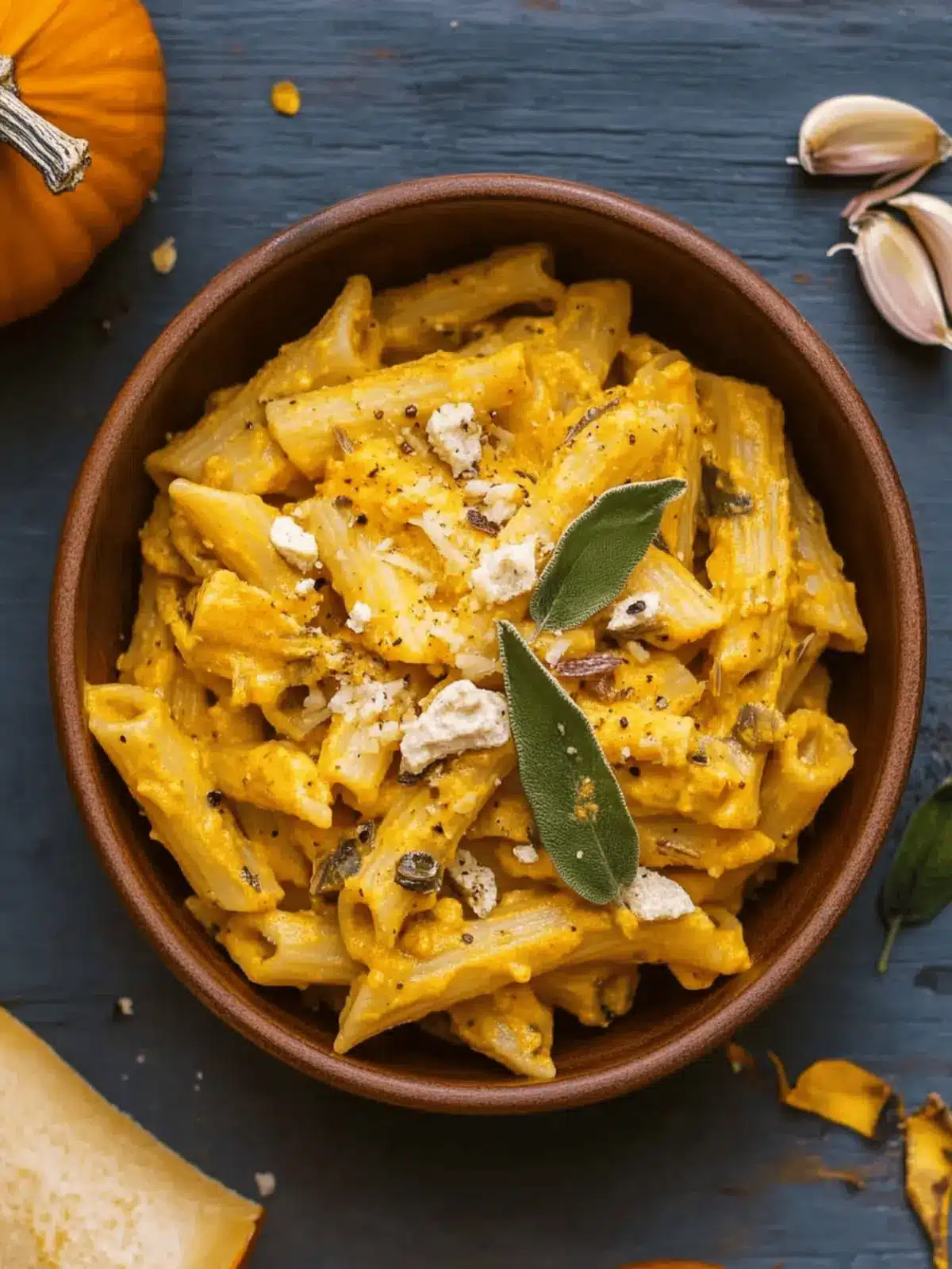 Creamy Pumpkin And Sage Pasta