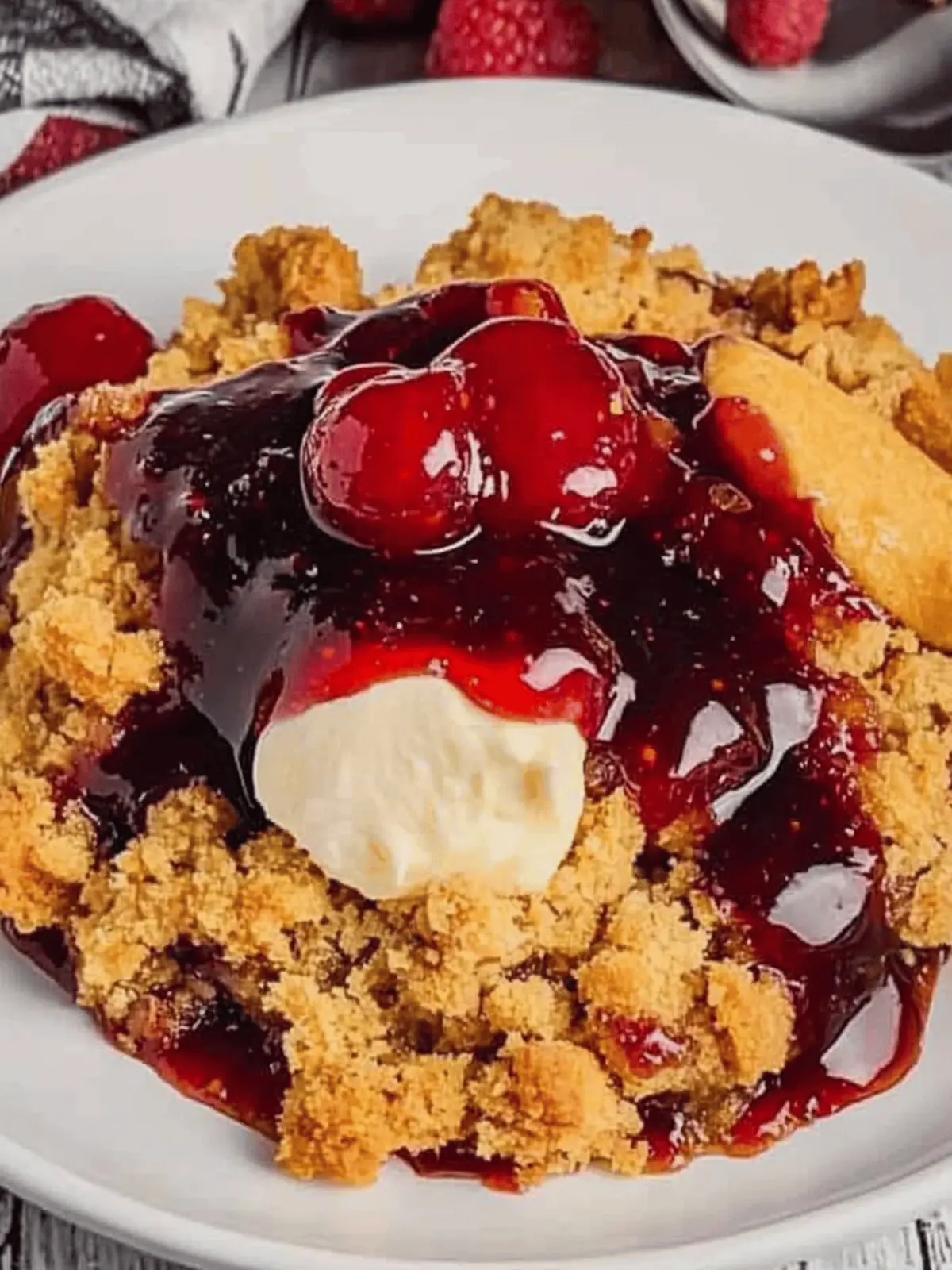 Peanut Butter and Jelly Cobbler