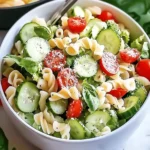 Healthy Cucumber Pasta Salad