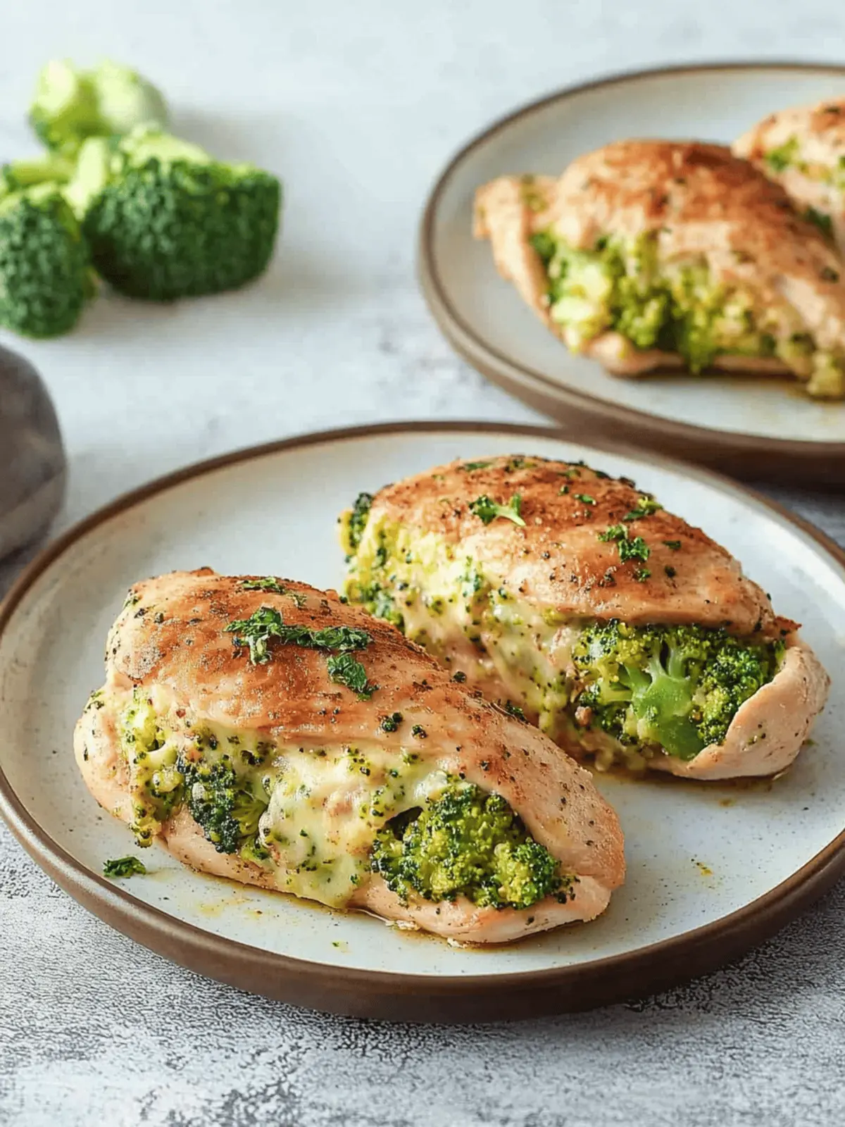 Easy Broccoli Cheddar Stuffed Chicken Breast Recipe