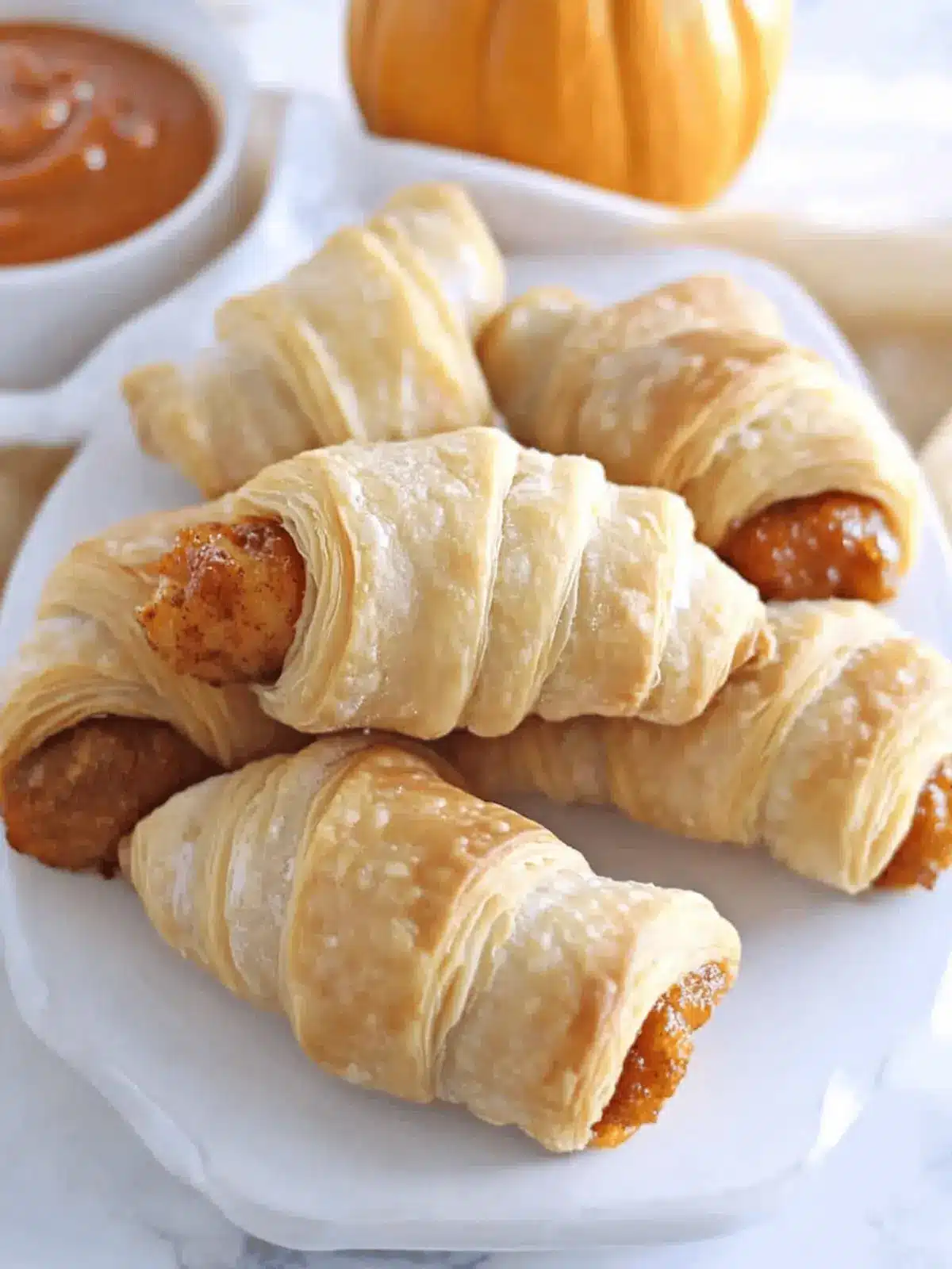 Mini Pumpkin Croissants: Easy Crescent Rolls Recipe