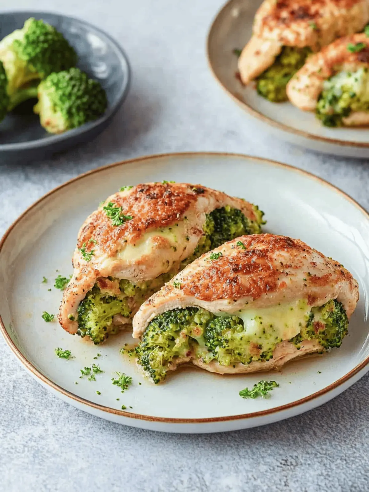 Easy Broccoli Cheddar Stuffed Chicken Breast Recipe