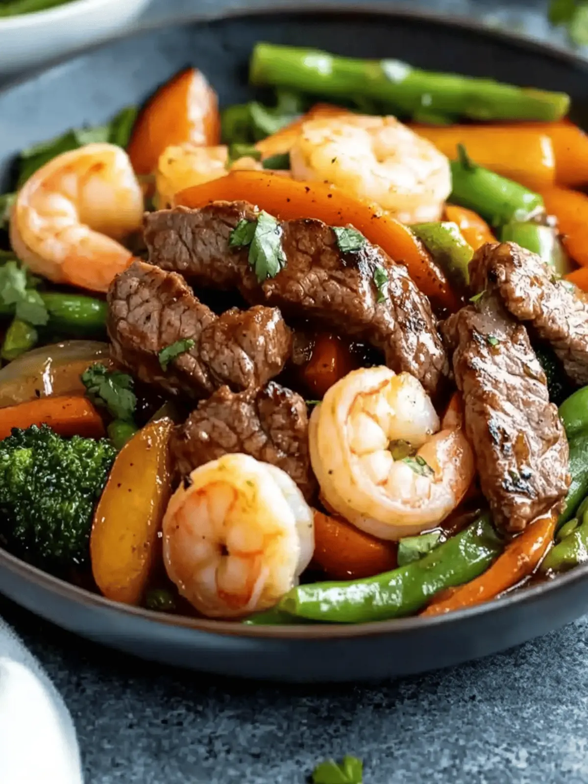 Steak and Shrimp Stir Fry