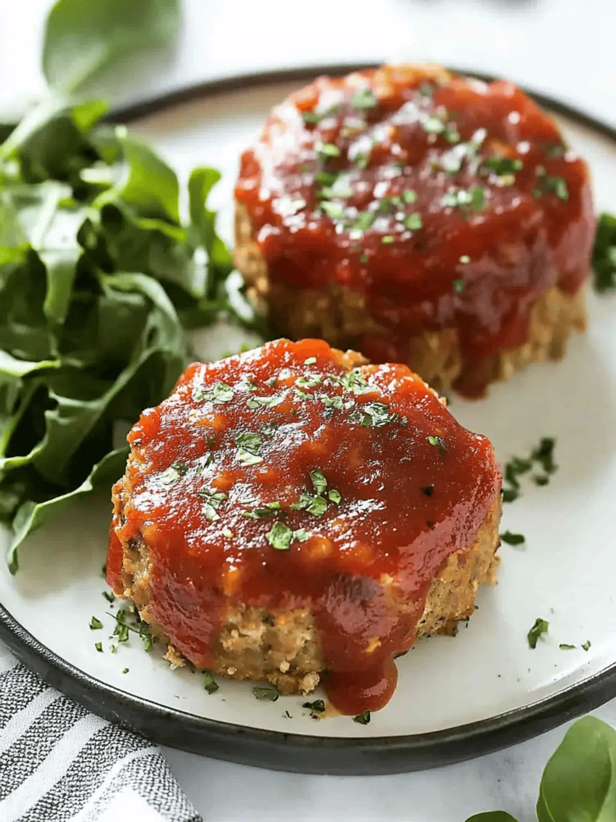 Mini Meatloaf – With Ground Turkey