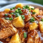 Crockpot Pineapple BBQ Chicken