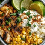 Street Corn Chicken Rice Bowl