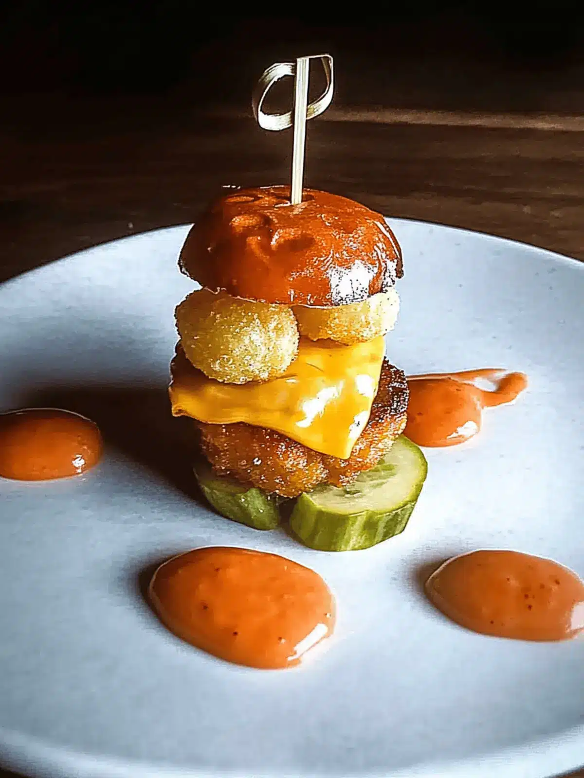 Tater Tot Mini Cheeseburger Bites