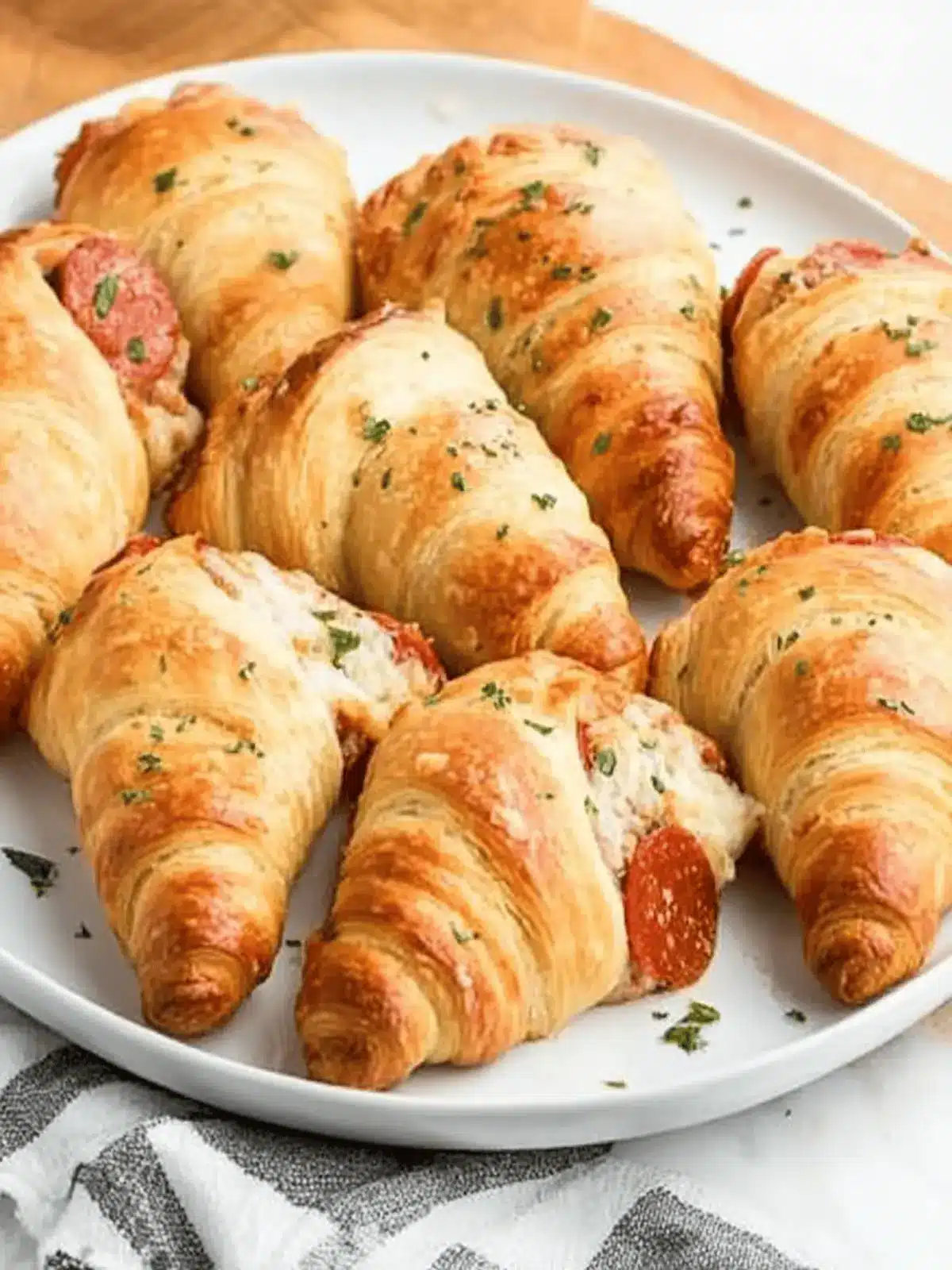 Easy Pepperoni Crescent Rolls Recipe