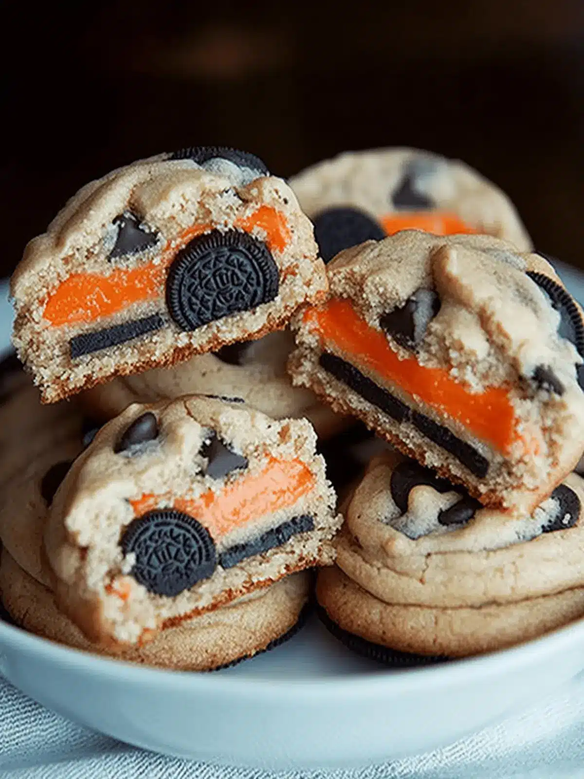 Halloween Oreo Stuffed Chocolate Chip Cookies You Can't Resist 2 Halloween Oreo Stuffed Chocolate Chip Cookies