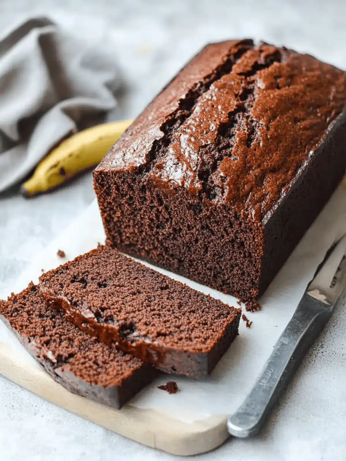 Indulge in Rich Chocolate Banana Bread: Your New Favorite Treat 3 Rich Chocolate Banana Bread