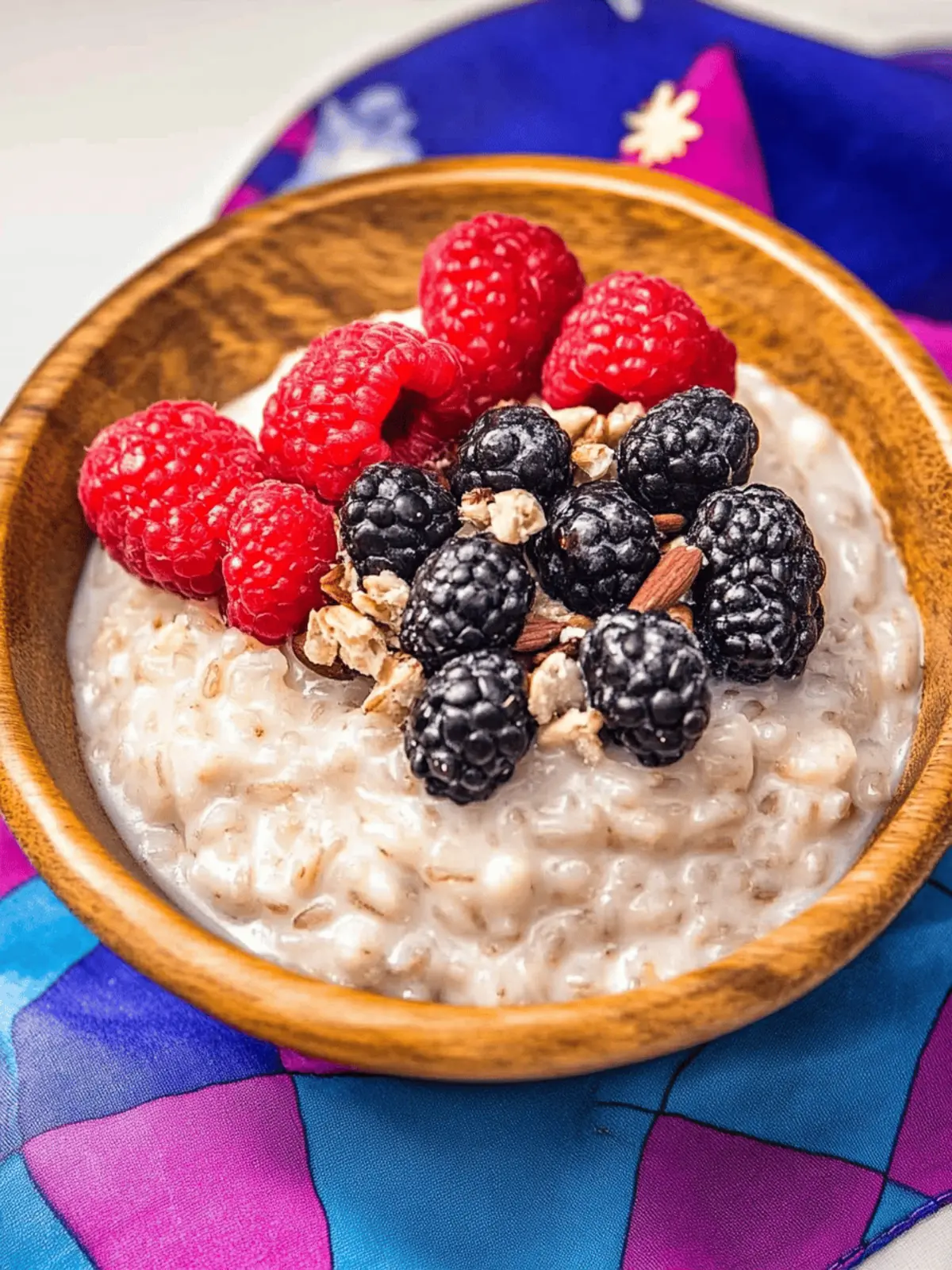 Creamy Wild Rice Pudding with Maple and Fresh Berries 3 Wild Rice Pudding