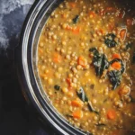 Slow-Cooker Lentil & Root Veggie Soup