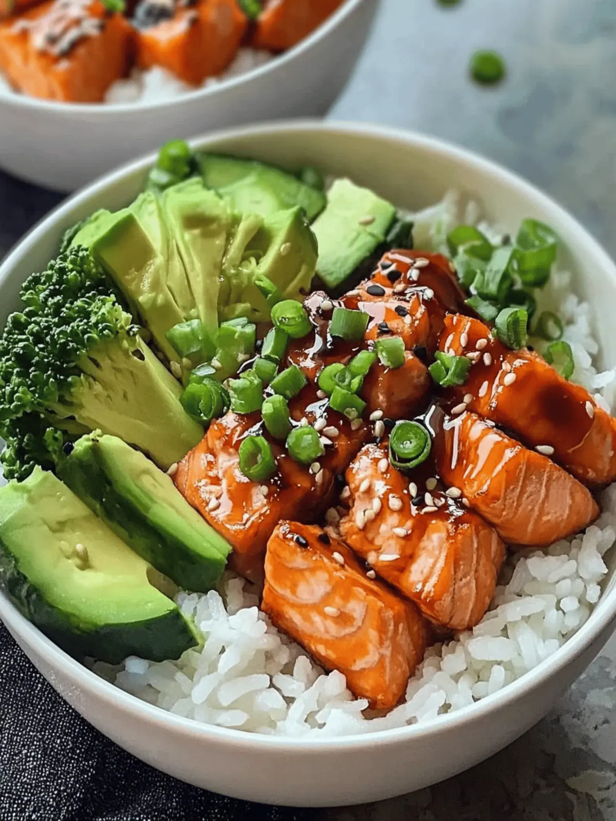 Teriyaki Salmon Bowls