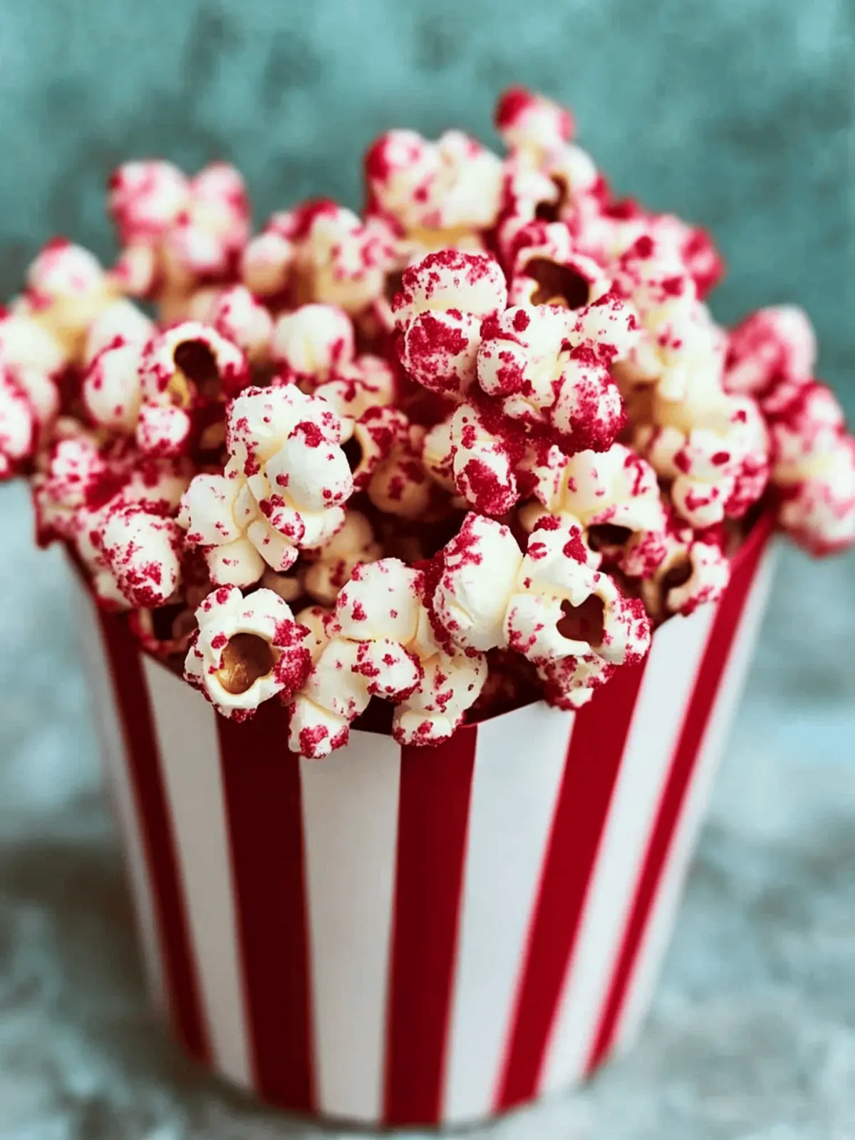 Bloody Red Velvet Popcorn
