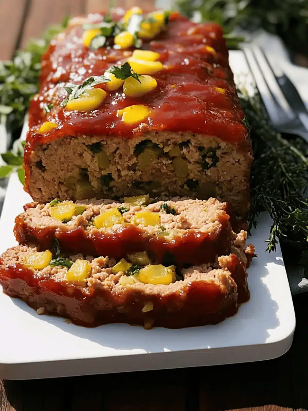 Ground Turkey Meatloaf With Stuffing