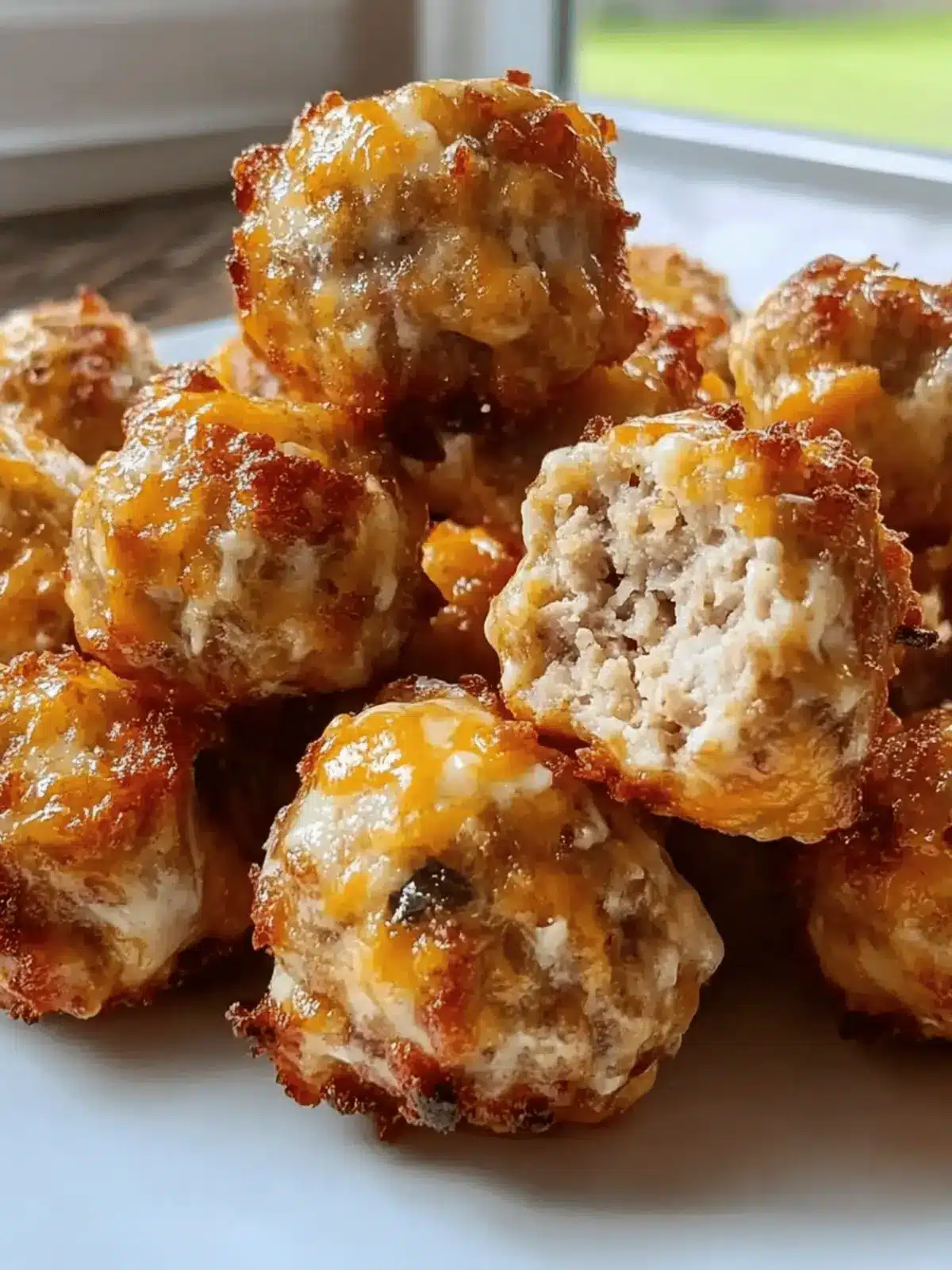 Rotel Cream Cheese Sausage Balls