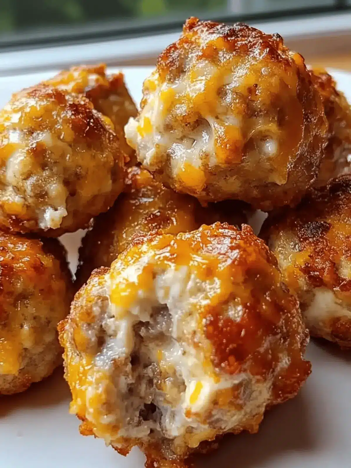 Rotel Cream Cheese Sausage Balls