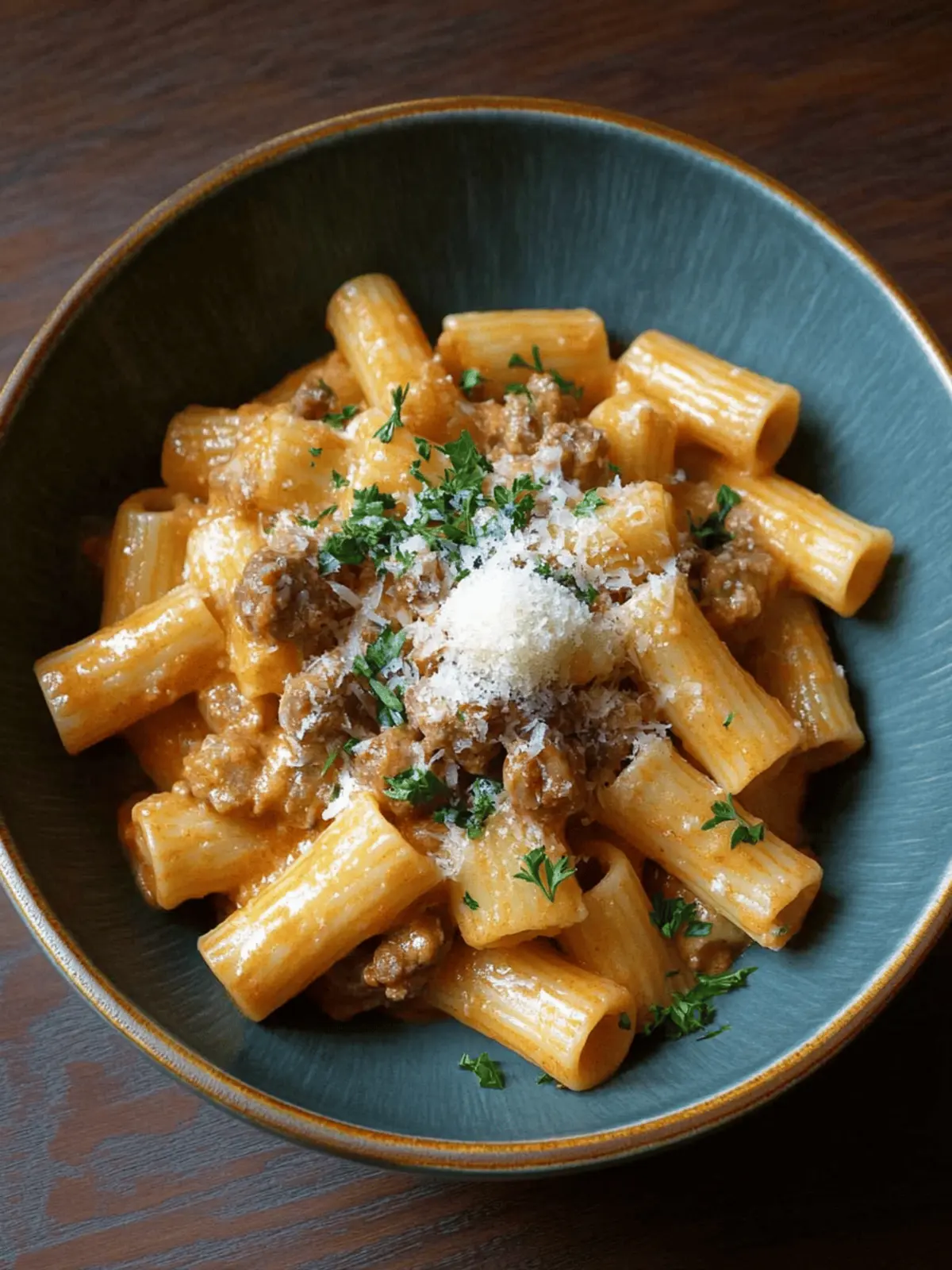 Rigatoni with Sausage and Fennel