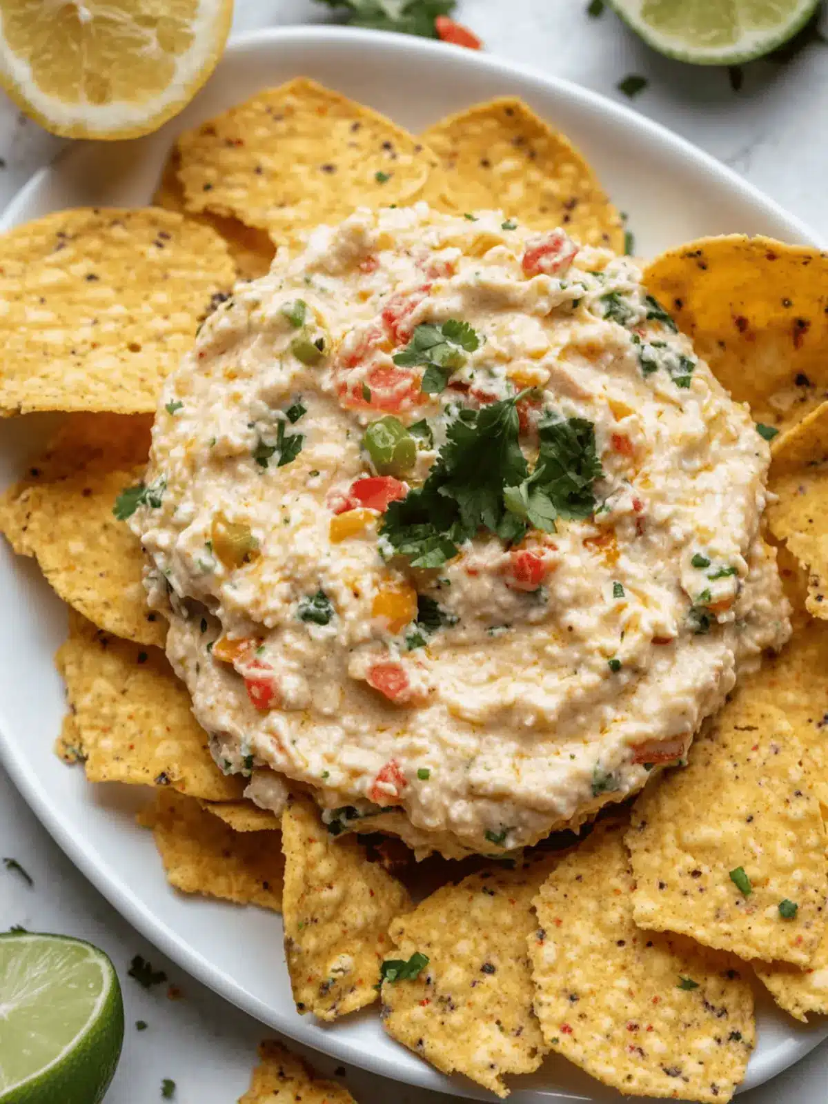 Creamy Chilled Queso Dip