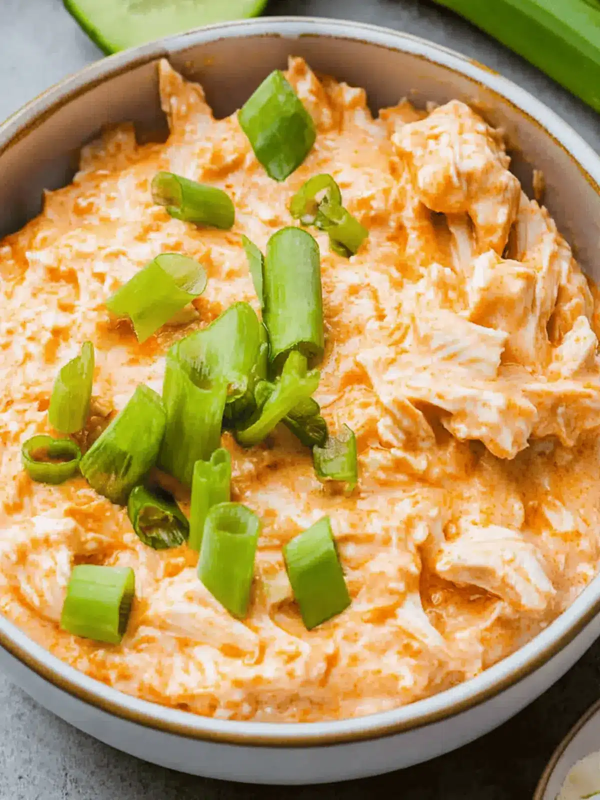 High Protein Buffalo Chicken Dip