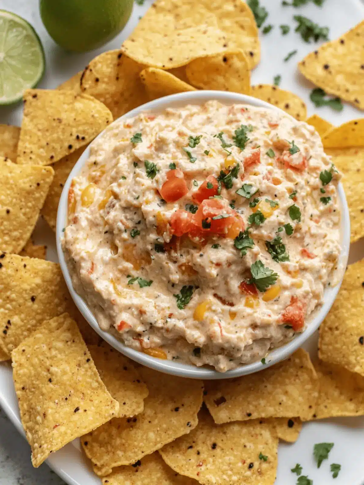 Creamy Chilled Queso Dip