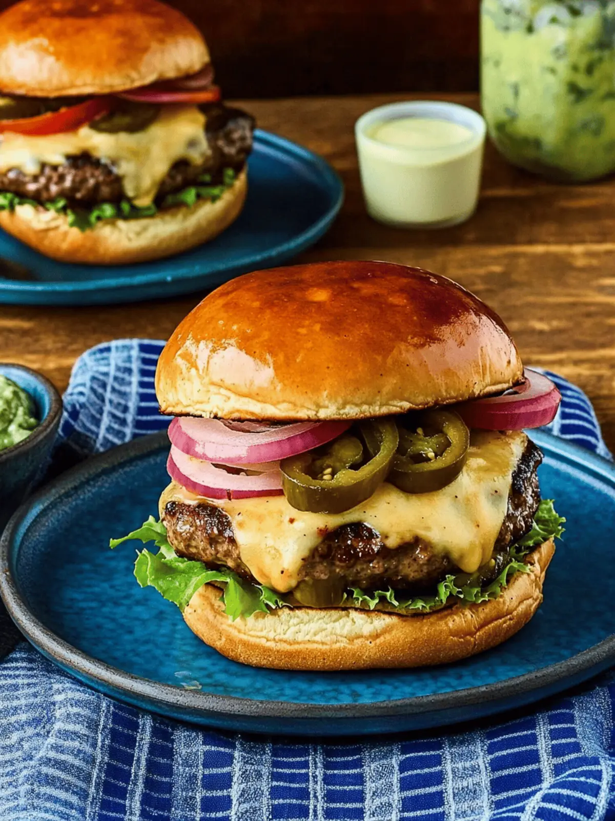 Spicy Queso Burgers