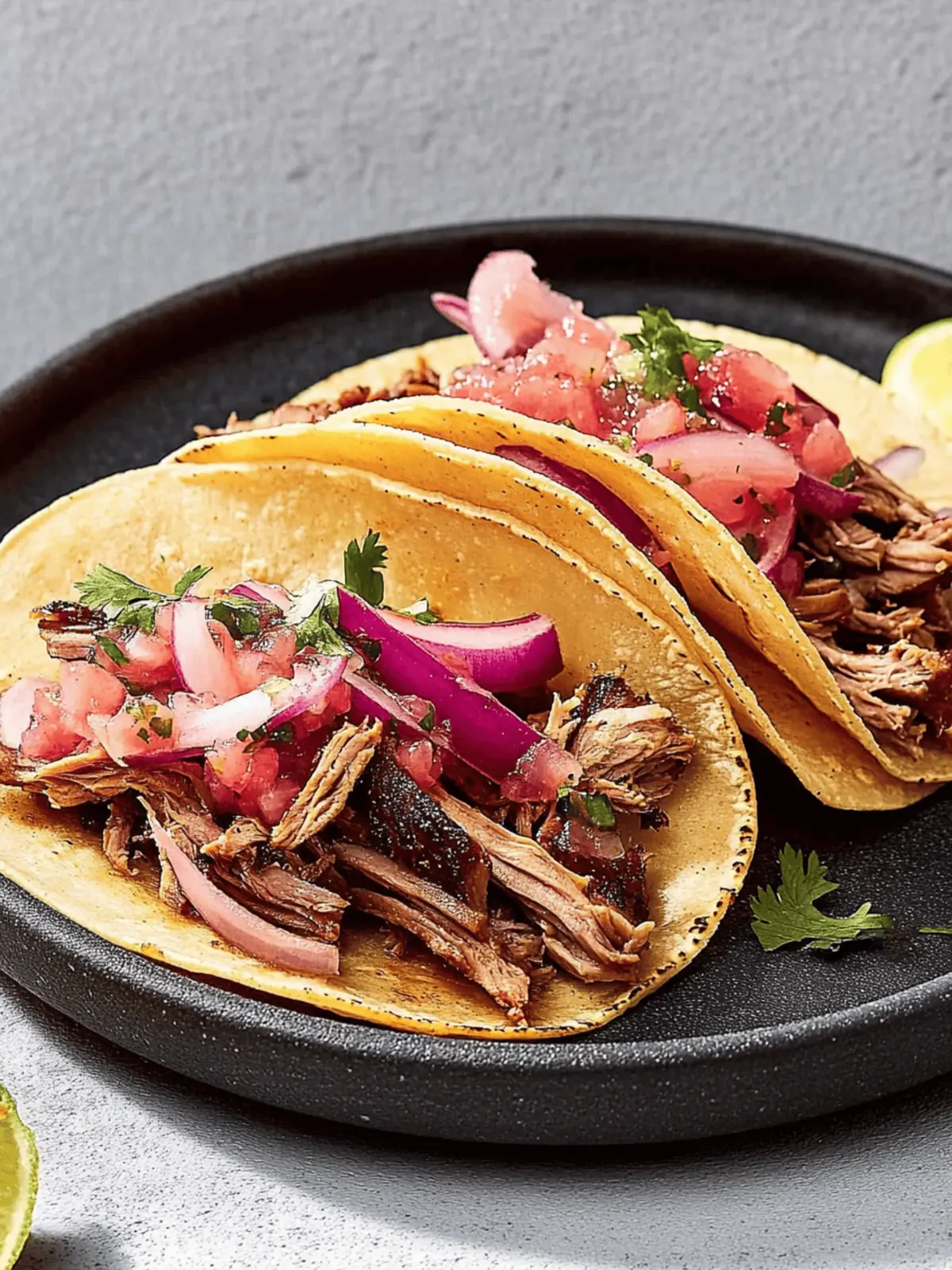 Duck Carnitas Tacos with Salsa Macha: A Flavor Explosion! 5 Duck Carnitas Tacos With Salsa Macha