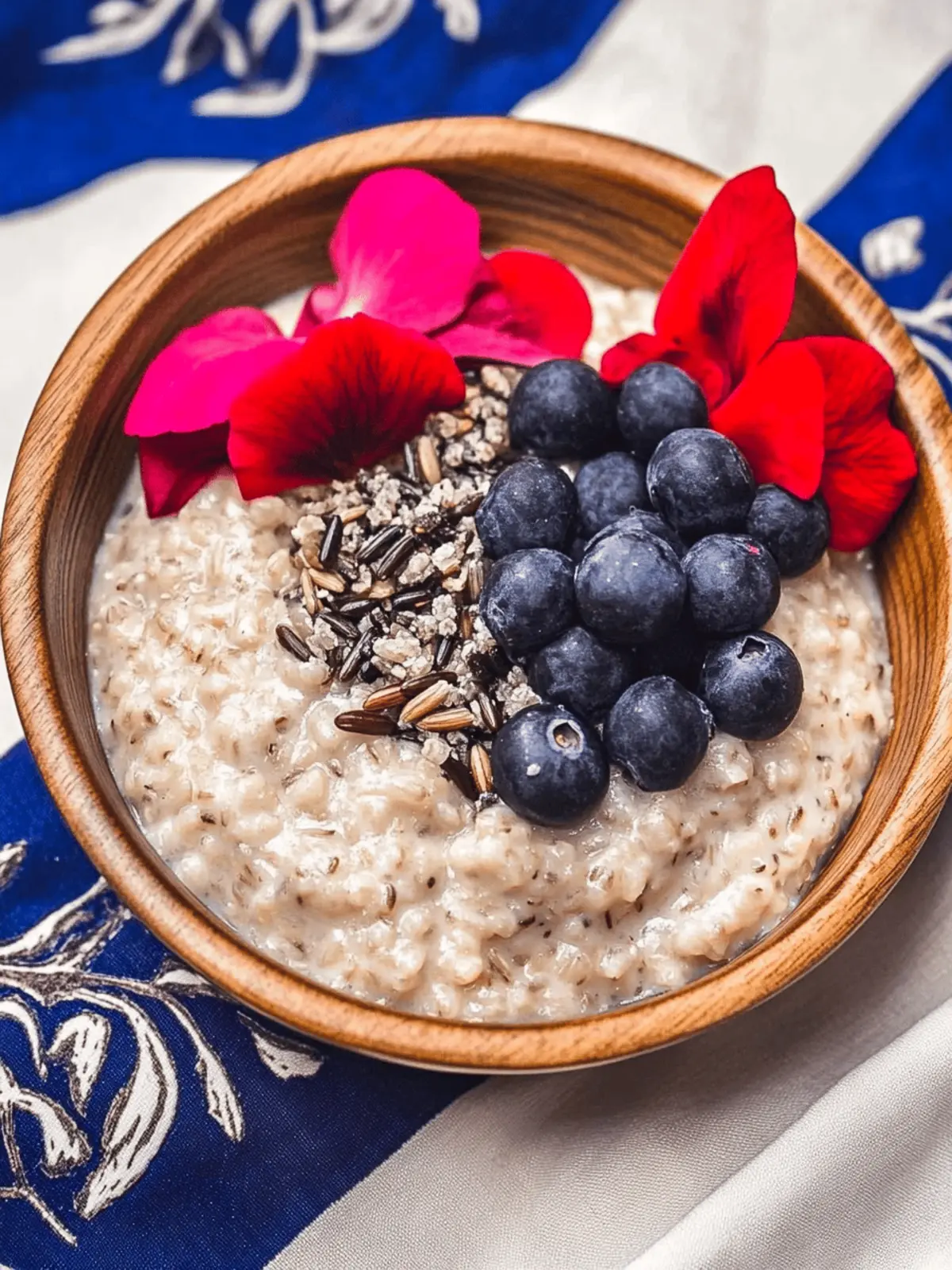 Creamy Wild Rice Pudding with Maple and Fresh Berries 4 Wild Rice Pudding